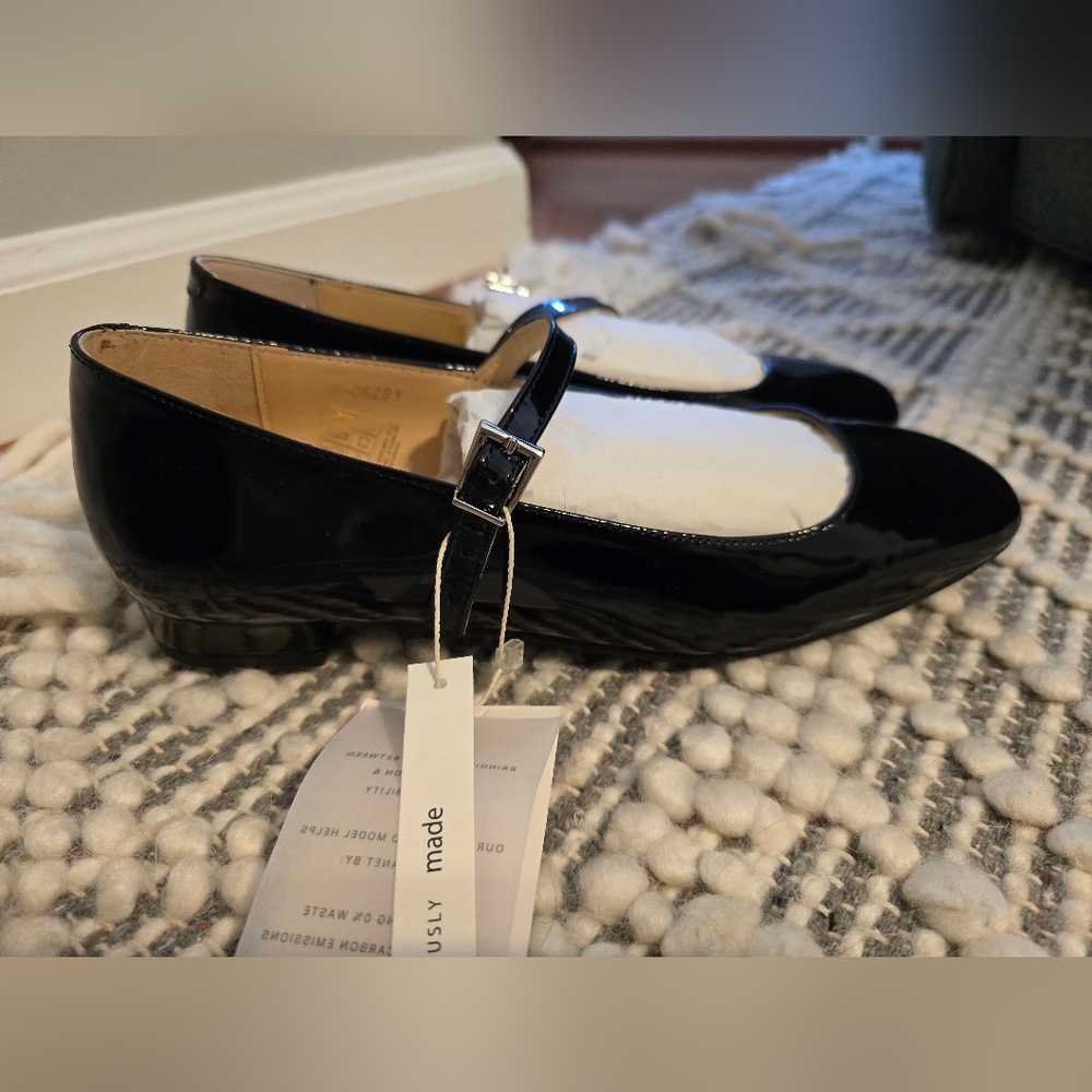 NWT ALOHAS Black Mary Jane Flats